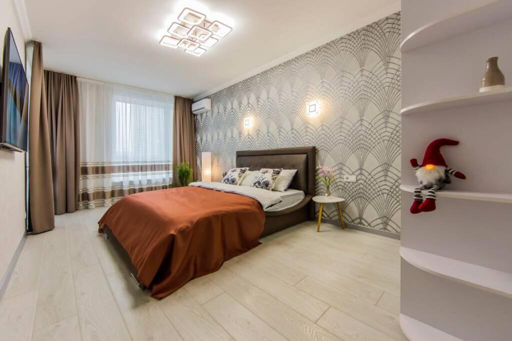 Новые Светлые Апартаменты Метро Славутич Kiev Buitenkant foto